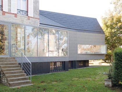 A Luminous Contemporary Home with Stunning Living Room in Saint-Cast-le-Guildo, France by Feld Architecture (3)