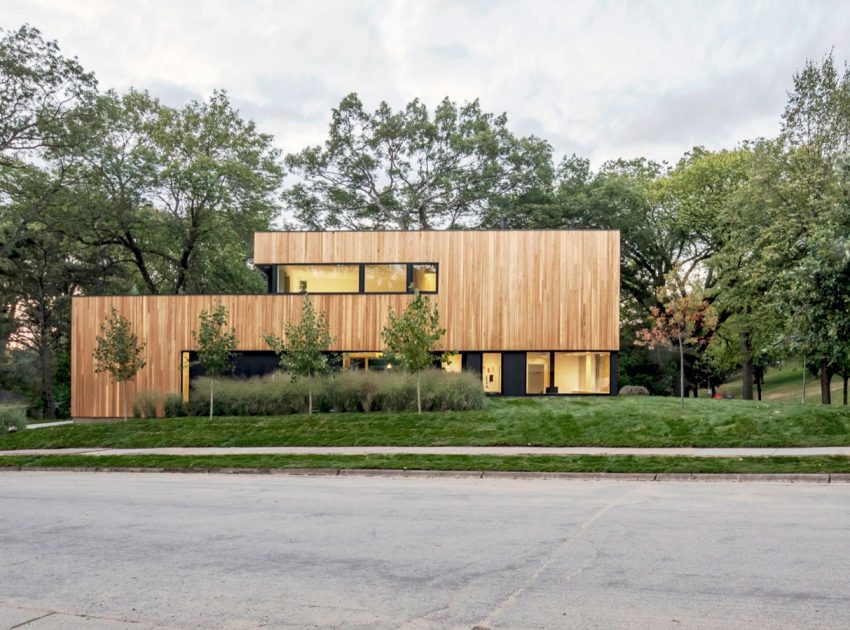 A Luminous Modern Home with Monochrome Palette in Saint Paul, Minnesota by D/O (6)