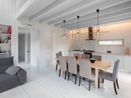 A Crisp, Bright and Monochrome Home for the Architect and His Family in Moscow by Alexey Ilyin (9)