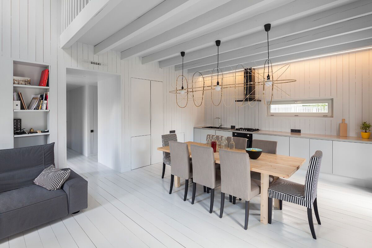 A Crisp, Bright and Monochrome Home for the Architect and His Family in Moscow by Alexey Ilyin (9)