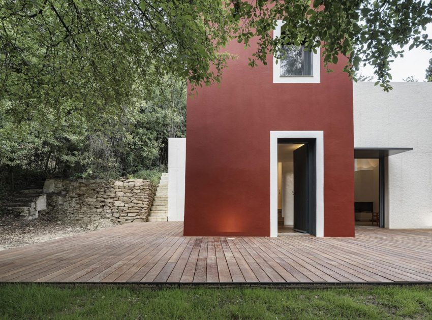 A Luminous and Elegant Contemporary Rural Home in Sclos de Contes, France by Cyril Chenebeau Architecte (5)