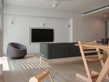 A Luminous and Fancy Contemporary Apartment in Zhubei City, Taiwan