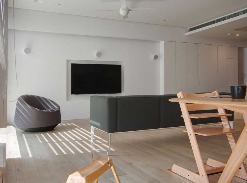 A Luminous and Fancy Contemporary Apartment in Zhubei City, Taiwan by Phase6 (1)