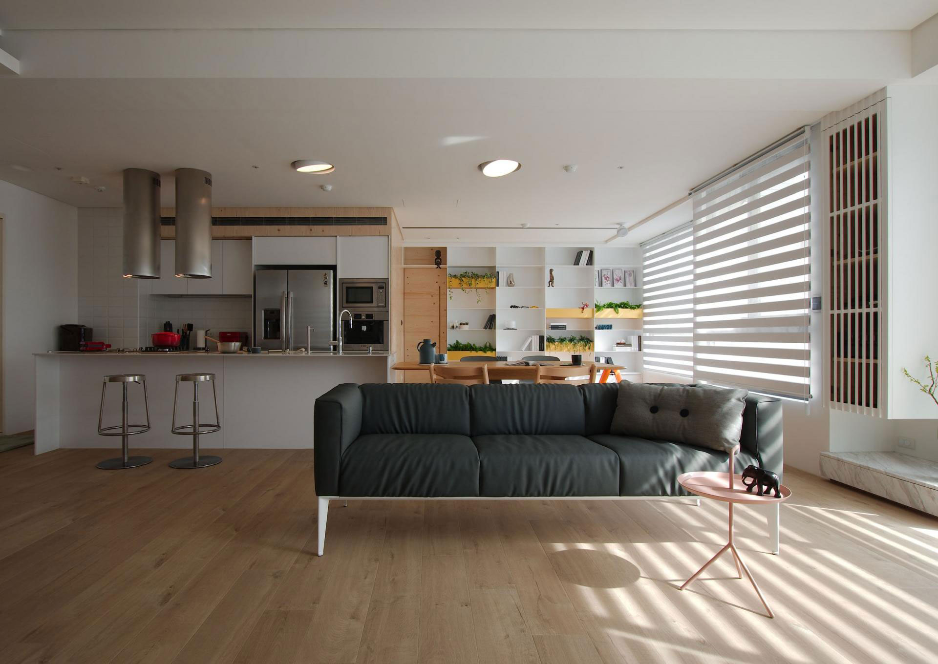 A Luminous and Fancy Contemporary Apartment in Zhubei City, Taiwan by Phase6 (3)