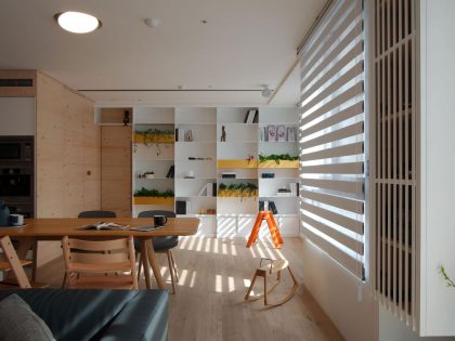 A Luminous and Fancy Contemporary Apartment in Zhubei City, Taiwan by Phase6 (7)