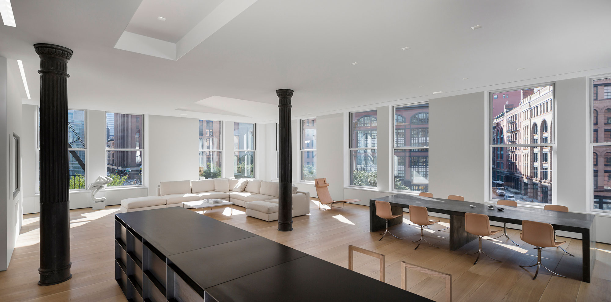 A Luminous and Functional Tribeca Loft for a Photographer Full of Natural Light by Desai Chia Architecture (2)