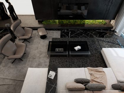 A Luxurious Apartment with Lots of Black and White Interiors in Kiev, Ukraine by Iryna Dzhemesiuk & Vitaly Yurov (1)