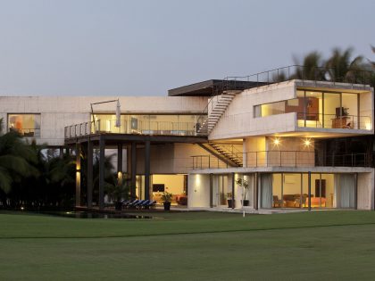 A Modern Concrete Beach House Surrounded by a Lush Green Expanse of Guerrero, Mexico by PAUL CREMOUX studio (15)