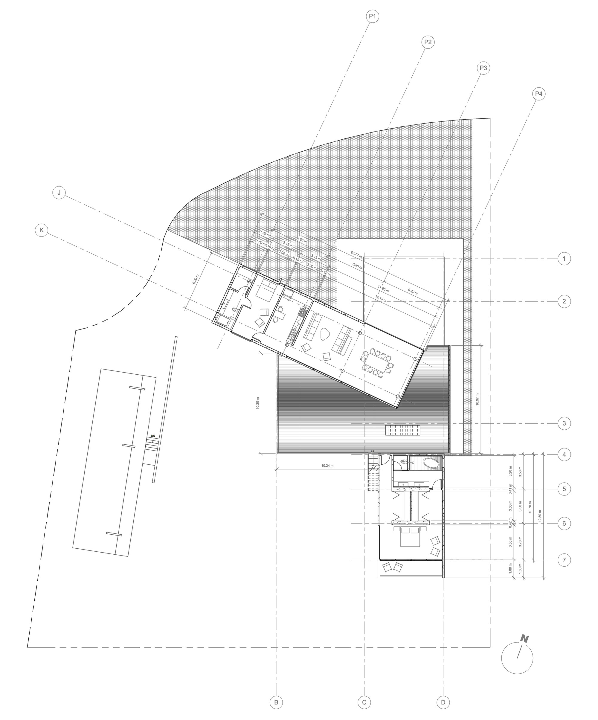 A Modern Concrete Beach House Surrounded by a Lush Green Expanse of Guerrero, Mexico by PAUL CREMOUX studio (18)