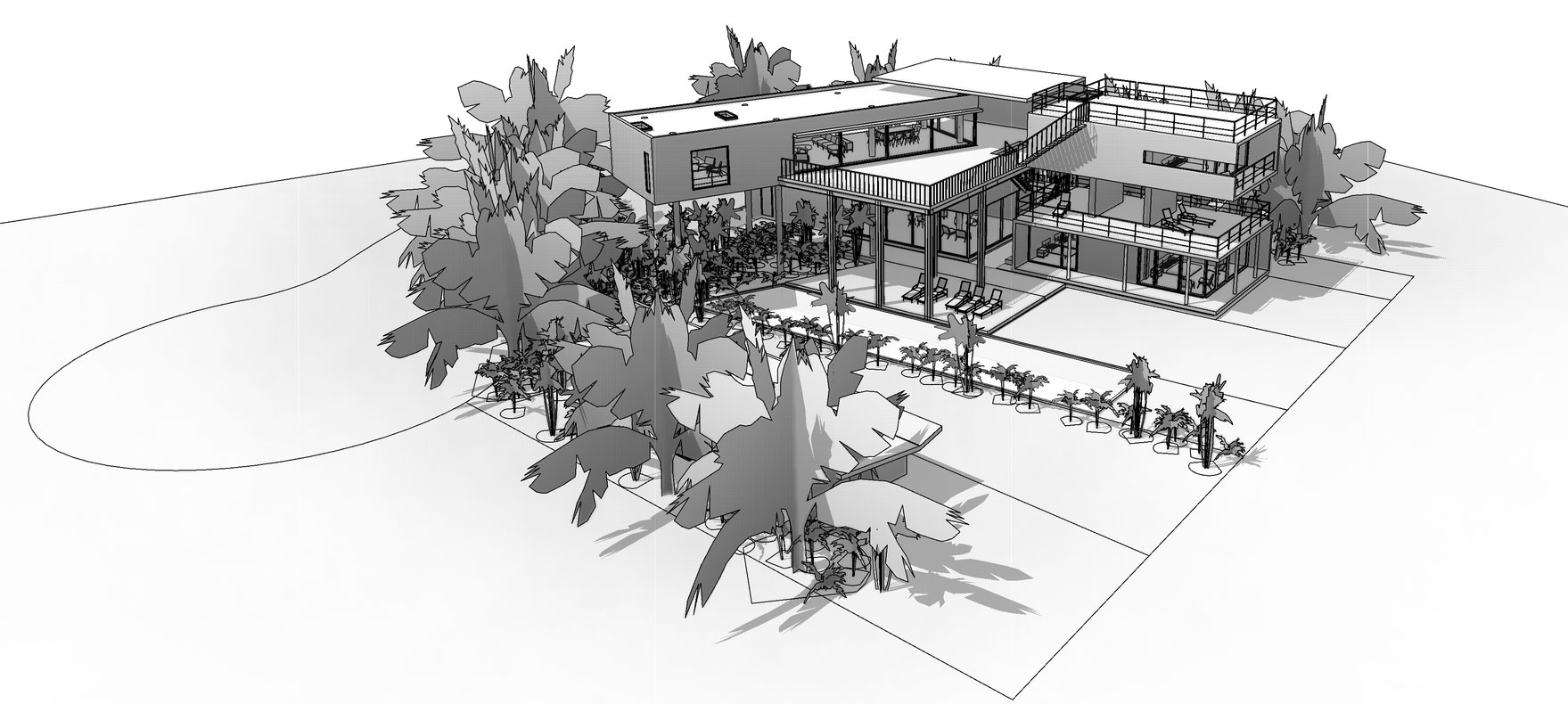 A Modern Concrete Beach House Surrounded by a Lush Green Expanse of Guerrero, Mexico by PAUL CREMOUX studio (23)