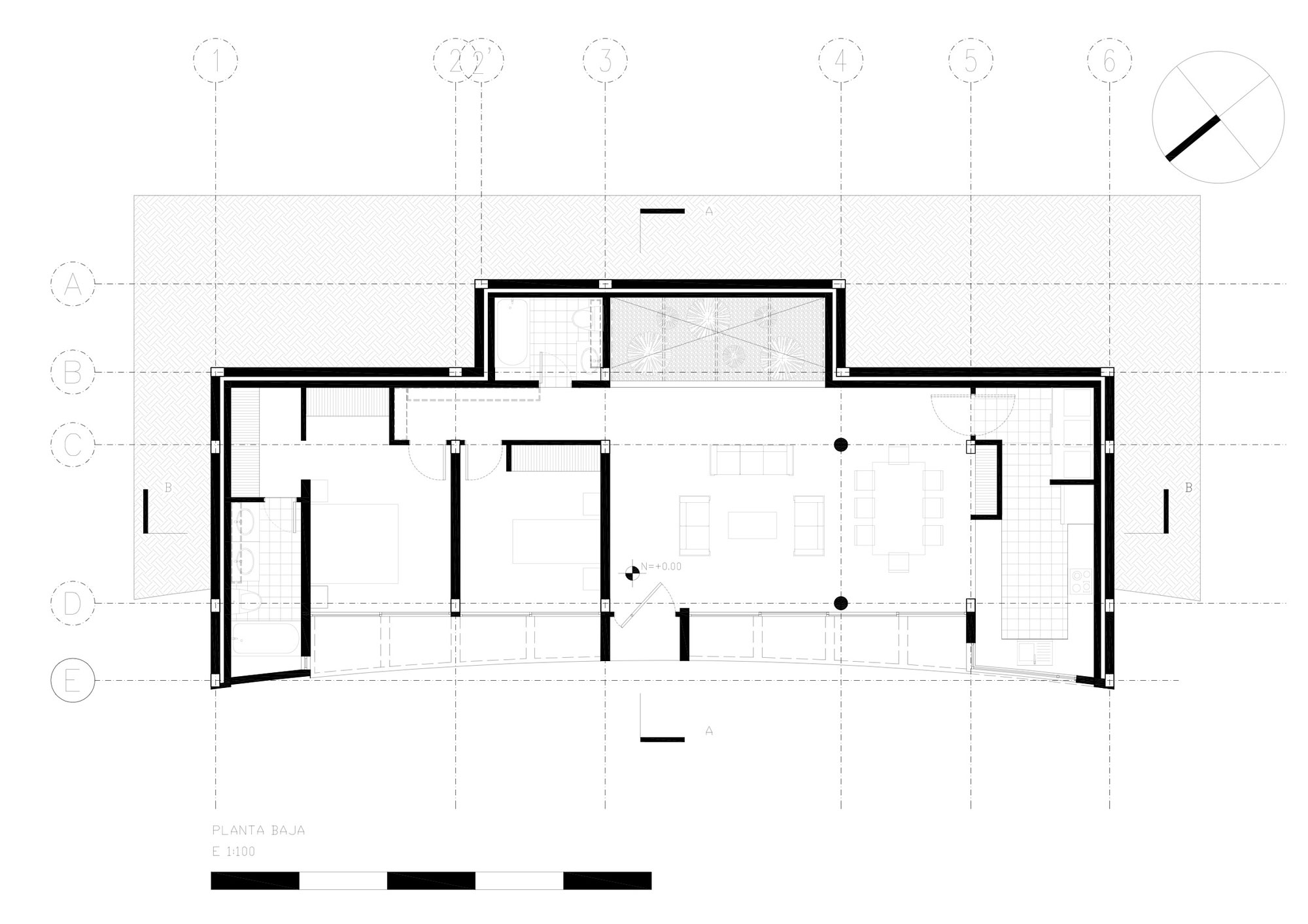 A Modern Concrete House Surrounded by a Green Roof and Basement Level in Guayllabamba, Ecuador by AR+C (13)