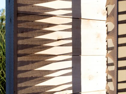 A Modern Home Surrounded by Rolling Dunes with Strips of Canvas in Amagansett by Bates Masi Architects (4)