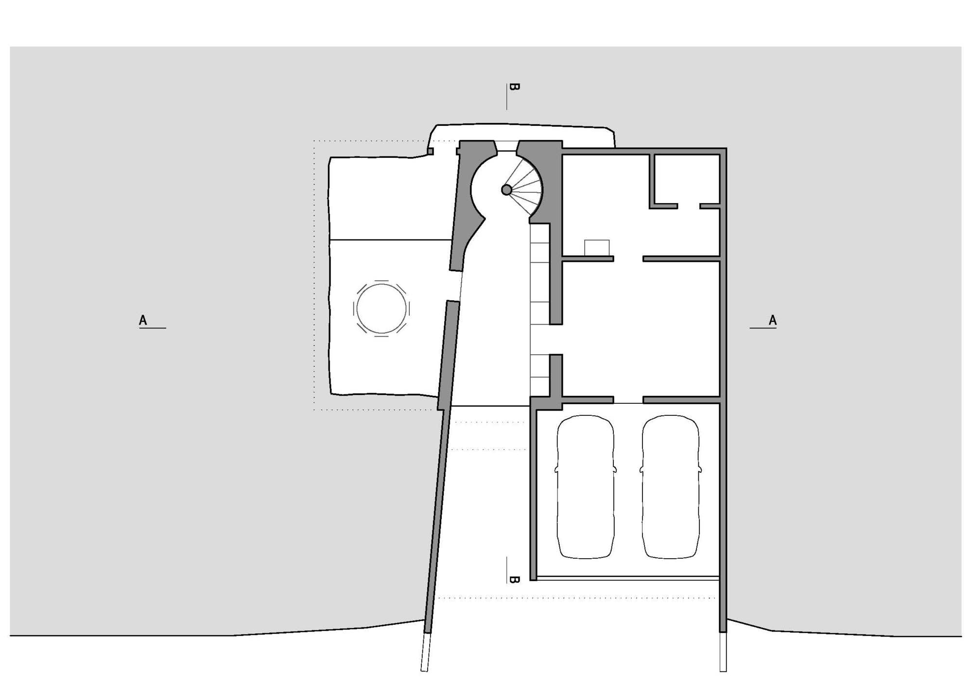 A Modern Minimalist House Built Into the Hillside in Nods, Switzerland by Andrea Pelati Architecte (10)