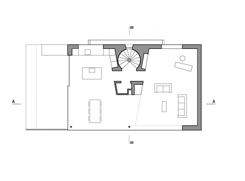 A Modern Minimalist House Built Into the Hillside in Nods, Switzerland by Andrea Pelati Architecte (11)