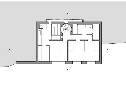 A Modern Minimalist House Built Into the Hillside in Nods, Switzerland by Andrea Pelati Architecte (12)