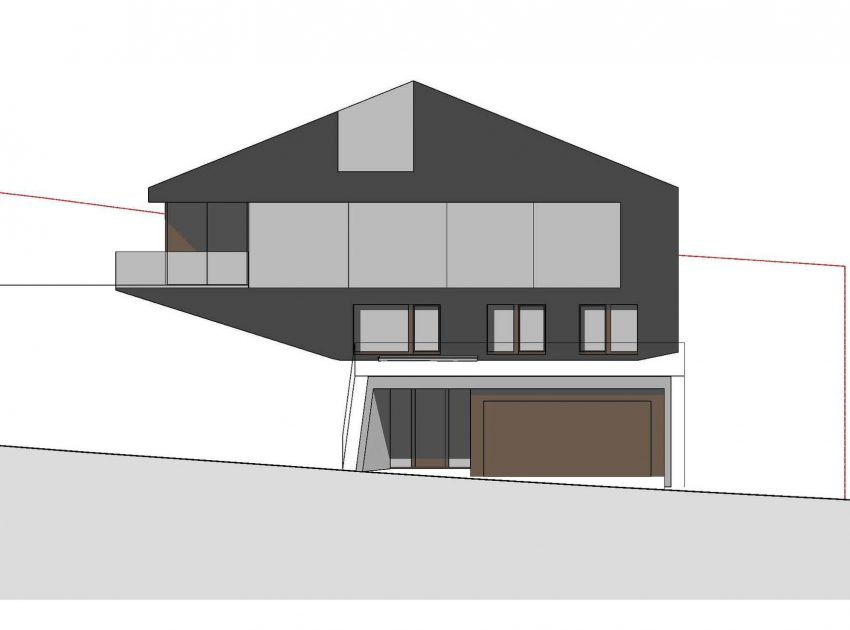 A Modern Minimalist House Built Into the Hillside in Nods, Switzerland by Andrea Pelati Architecte (15)