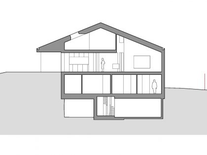 A Modern Minimalist House Built Into the Hillside in Nods, Switzerland by Andrea Pelati Architecte (19)