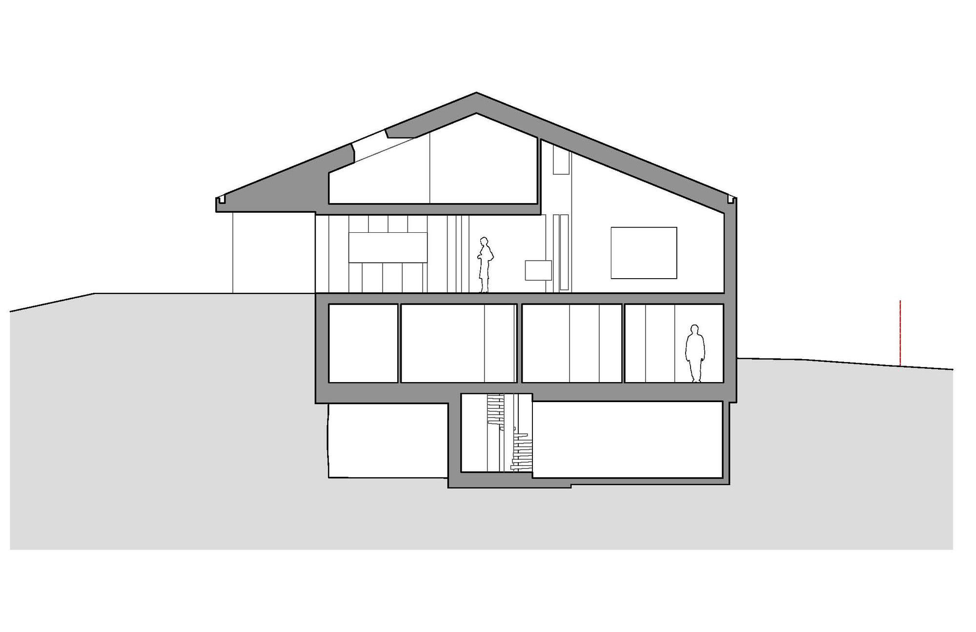 A Modern Minimalist House Built Into the Hillside in Nods, Switzerland by Andrea Pelati Architecte (19)