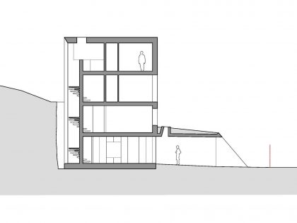 A Modern Minimalist House Built Into the Hillside in Nods, Switzerland by Andrea Pelati Architecte (20)