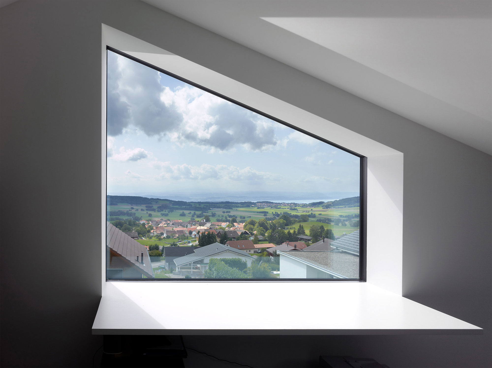 A Modern Minimalist House Built Into the Hillside in Nods, Switzerland by Andrea Pelati Architecte (5)