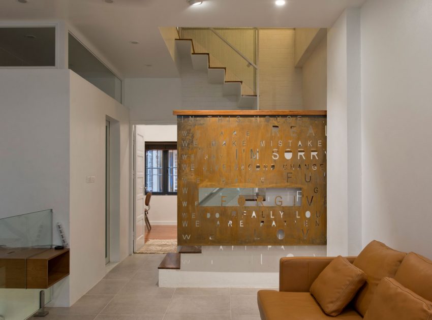 A Lively and Modern Functional House with Small Space Garden in Hanoi by LANDMAK ARCHITECTURE (1)