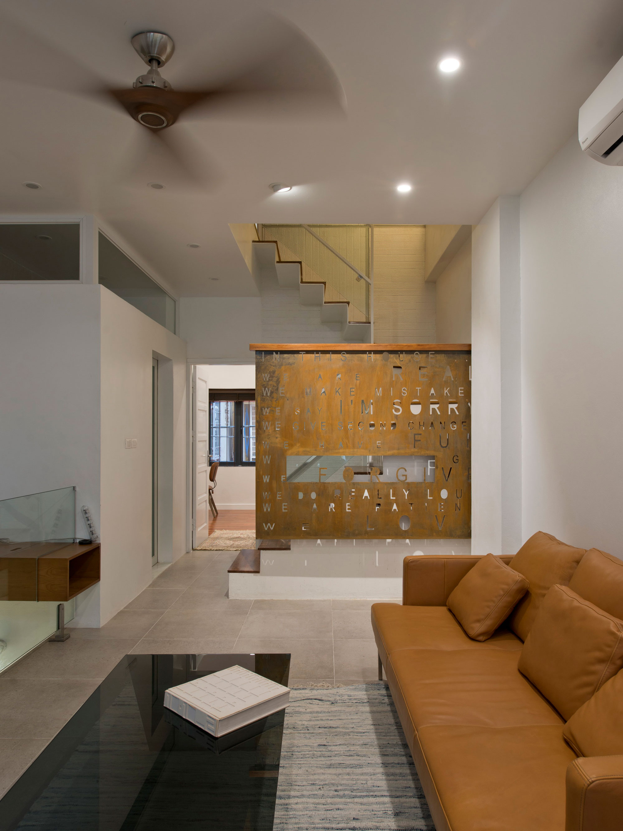 A Lively and Modern Functional House with Small Space Garden in Hanoi by LANDMAK ARCHITECTURE (1)