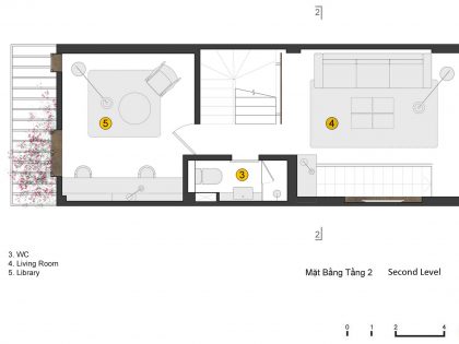 A Lively and Modern Functional House with Small Space Garden in Hanoi by LANDMAK ARCHITECTURE (23)