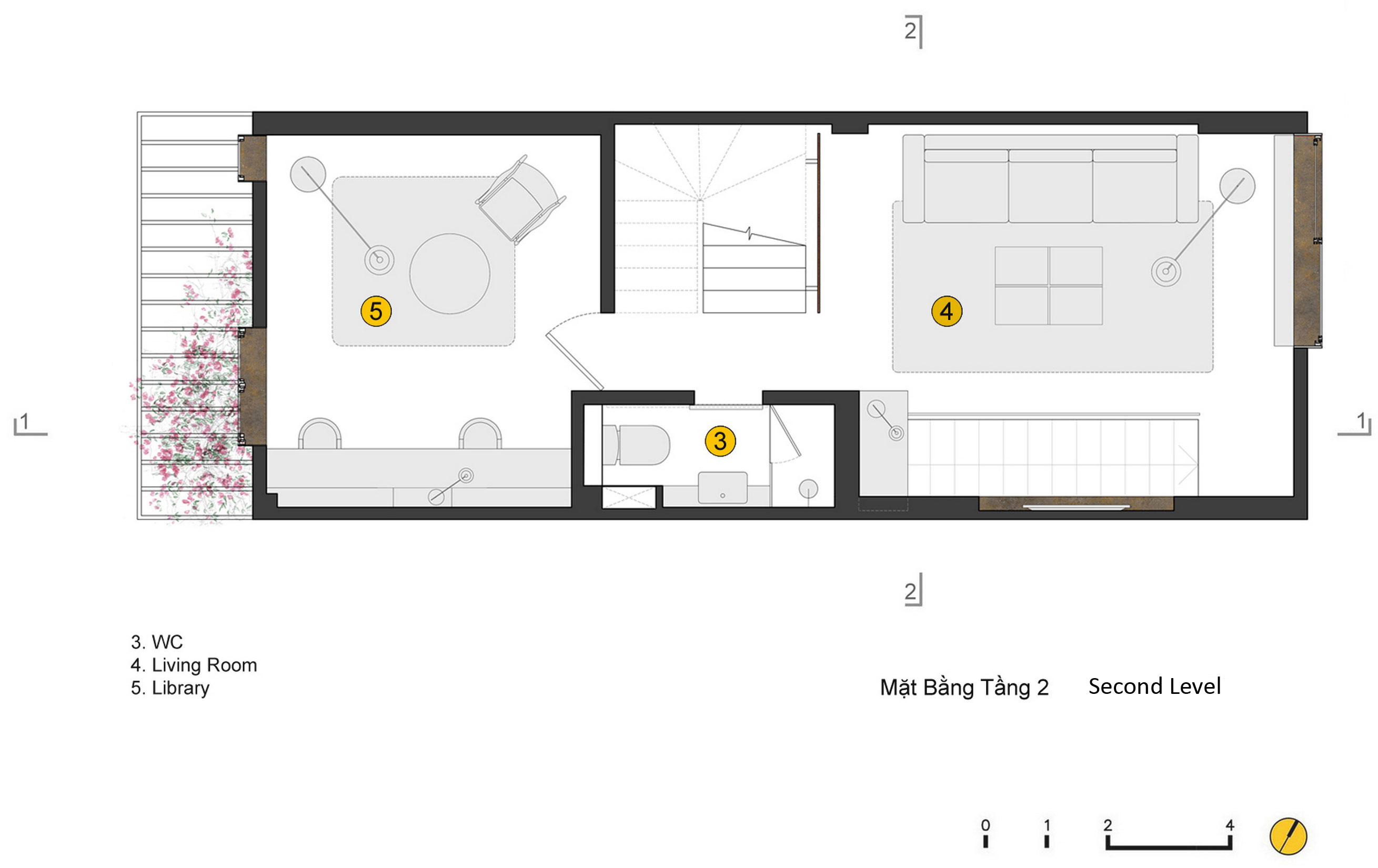 A Lively and Modern Functional House with Small Space Garden in Hanoi by LANDMAK ARCHITECTURE (23)