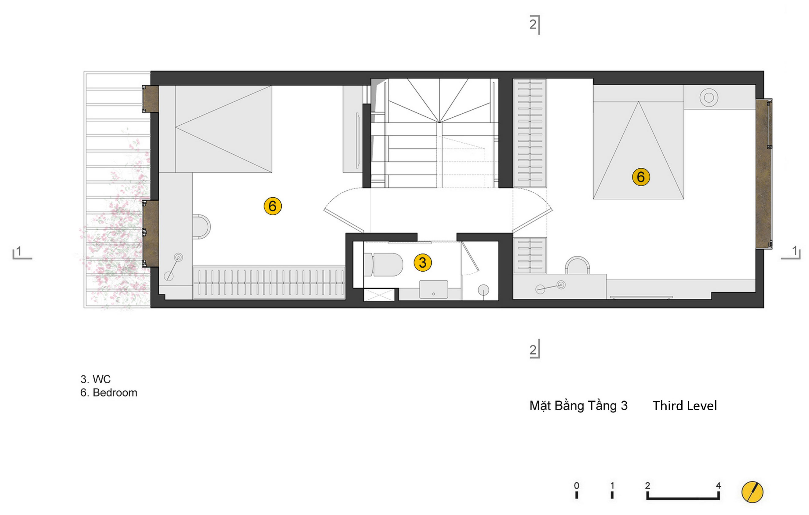 A Lively and Modern Functional House with Small Space Garden in Hanoi by LANDMAK ARCHITECTURE (24)
