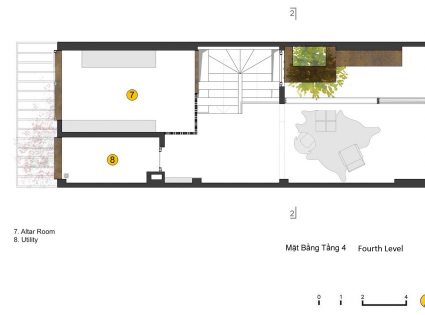 A Lively and Modern Functional House with Small Space Garden in Hanoi by LANDMAK ARCHITECTURE (25)