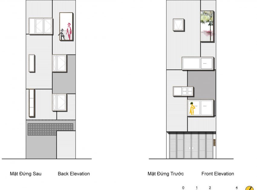 A Lively and Modern Functional House with Small Space Garden in Hanoi by LANDMAK ARCHITECTURE (26)