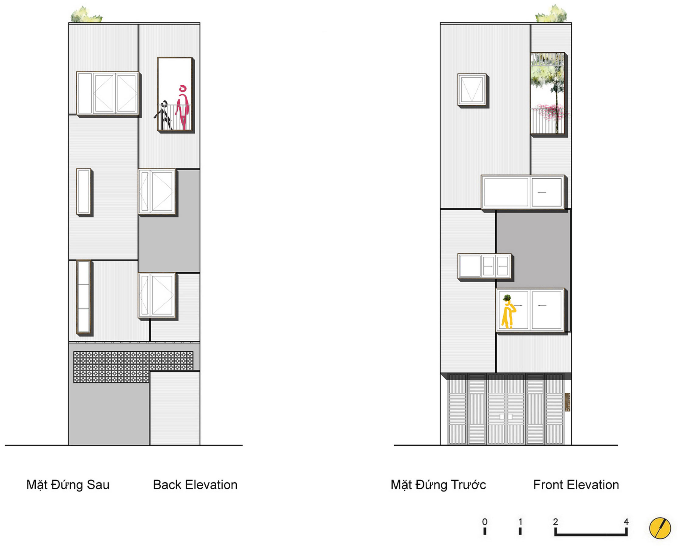 A Lively and Modern Functional House with Small Space Garden in Hanoi by LANDMAK ARCHITECTURE (26)