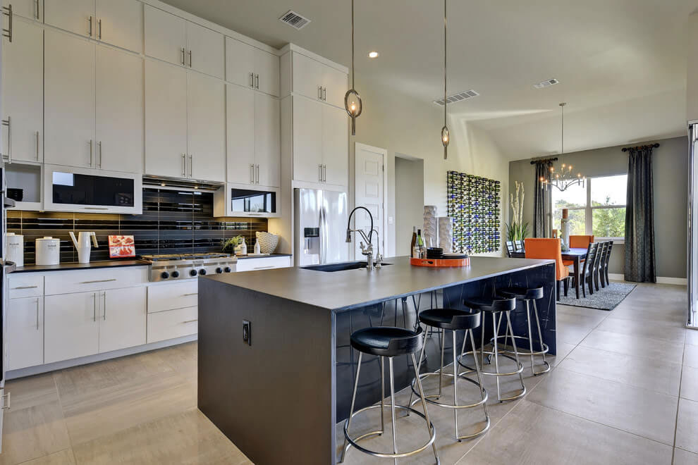 A Playful Contemporary Model Home with Stylish Interiors in Cedar Park by Scott Felder Homes Design Studio (10)