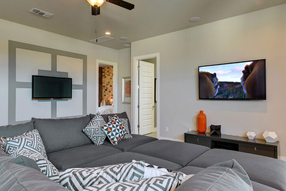 A Playful Contemporary Model Home with Stylish Interiors in Cedar Park by Scott Felder Homes Design Studio (9)