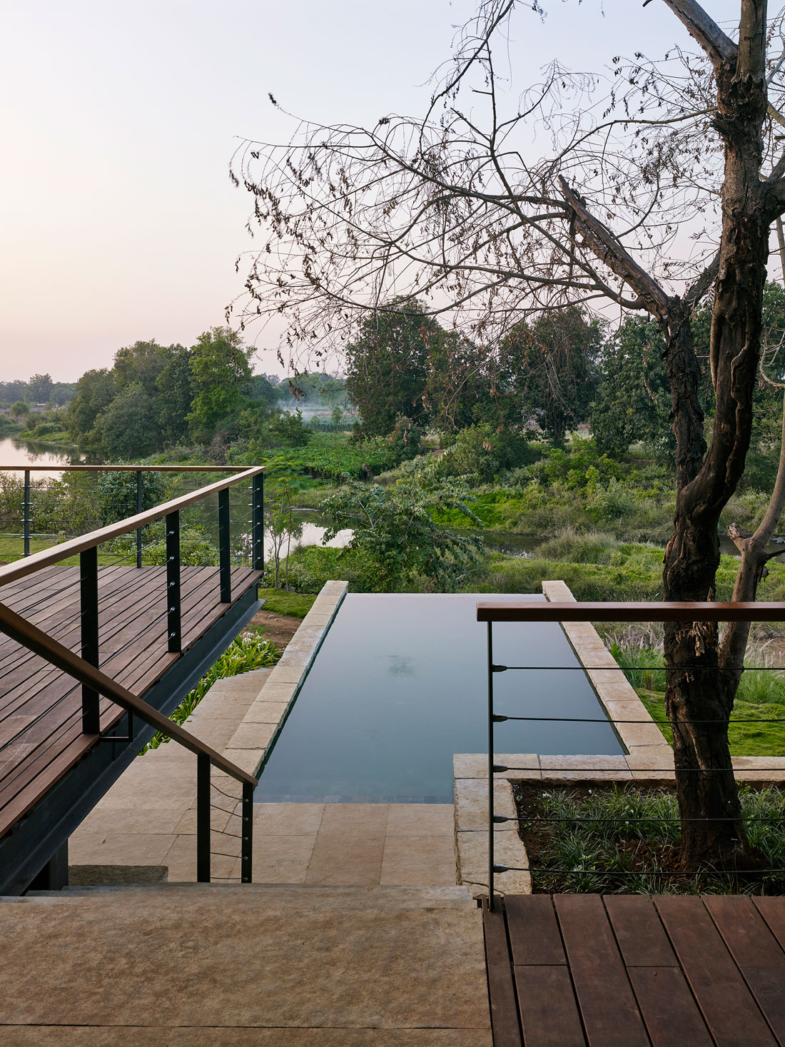 A Rustic Contemporary Home Nestled on Top of a Mountain in Harmony with Nature of Maharashtra by Architecture BRIO (13)