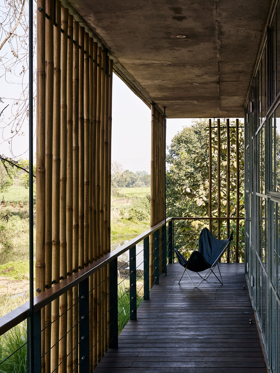 A Rustic Contemporary Home Nestled on Top of a Mountain in Harmony with Nature of Maharashtra by Architecture BRIO (14)