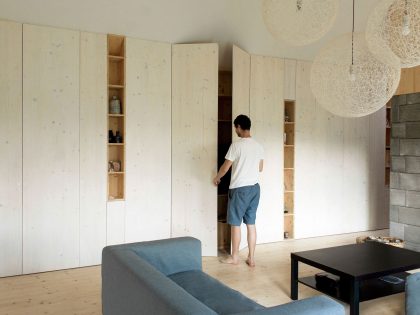 A Rustic Versatile House with Natural Light and Passive Solar Power in Slovakia by Martin Boles Architect (12)