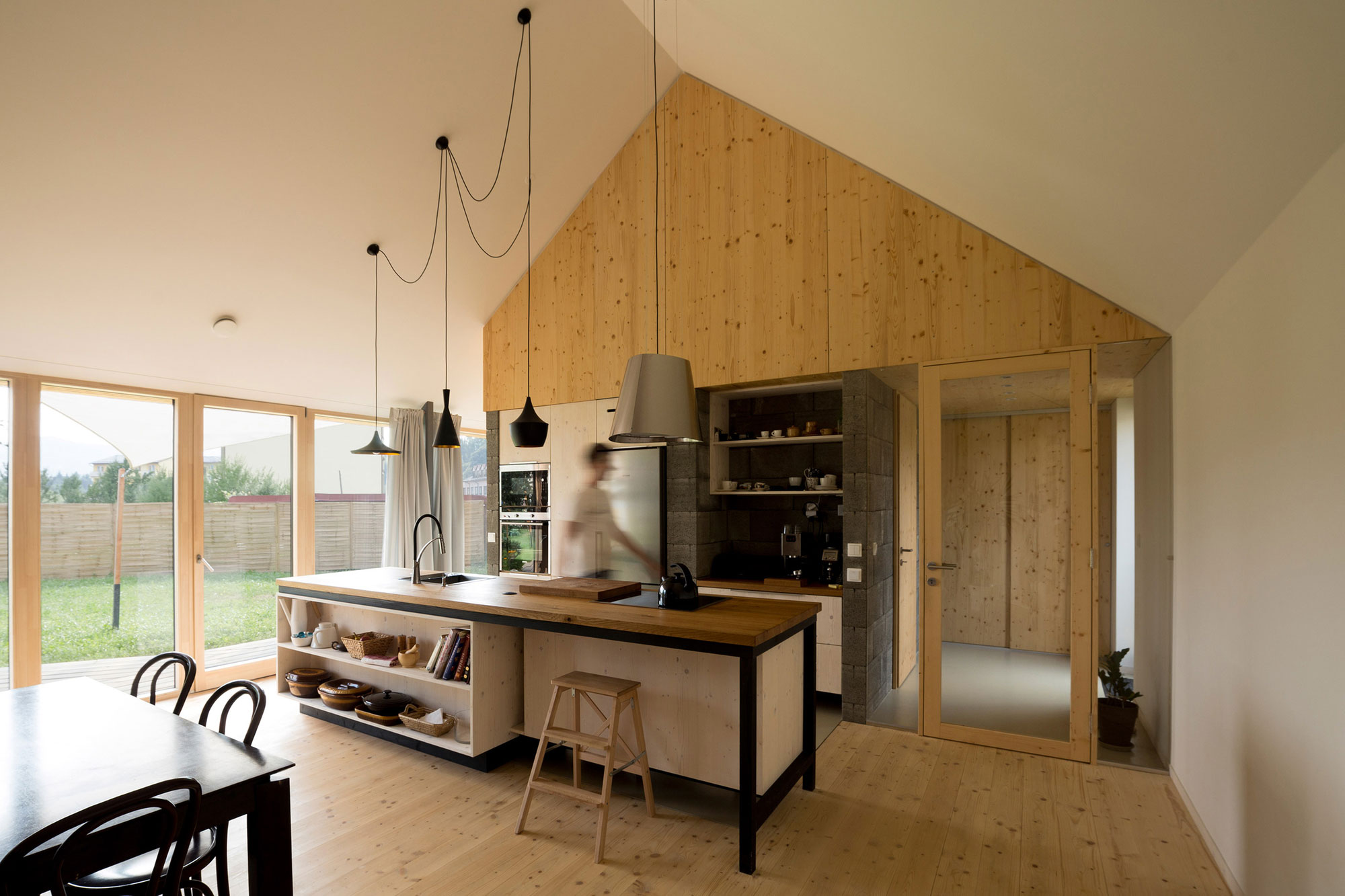A Rustic Versatile House with Natural Light and Passive Solar Power in Slovakia by Martin Boles Architect (13)