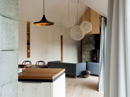 A Rustic Versatile House with Natural Light and Passive Solar Power in Slovakia by Martin Boles Architect (15)