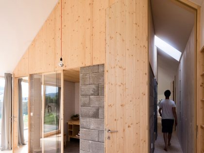A Rustic Versatile House with Natural Light and Passive Solar Power in Slovakia by Martin Boles Architect (17)