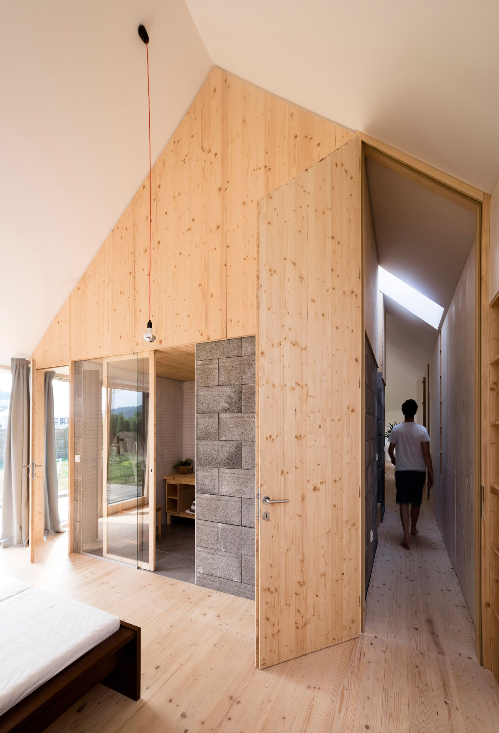 A Rustic Versatile House with Natural Light and Passive Solar Power in Slovakia by Martin Boles Architect (17)