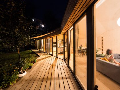 A Rustic Versatile House with Natural Light and Passive Solar Power in Slovakia by Martin Boles Architect (23)