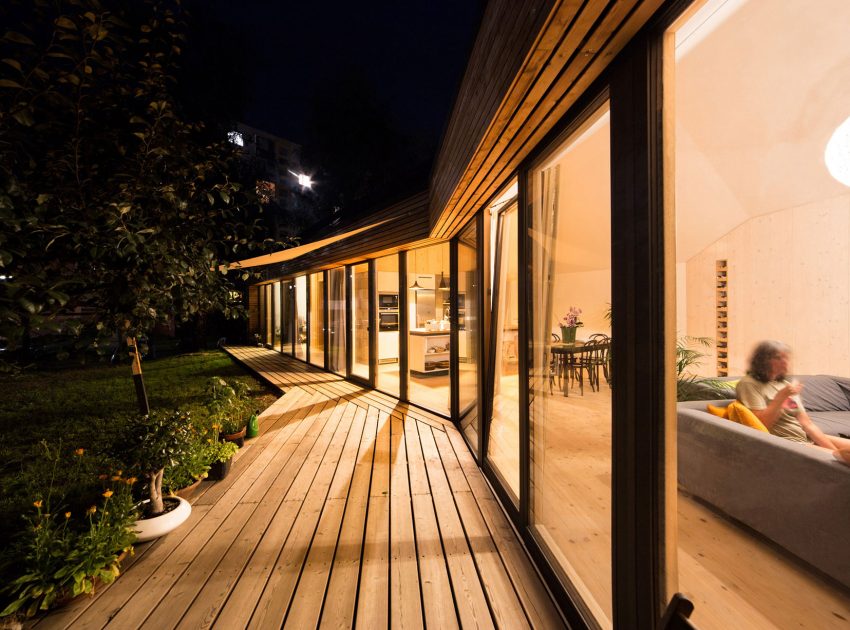 A Rustic Versatile House with Natural Light and Passive Solar Power in Slovakia by Martin Boles Architect (23)