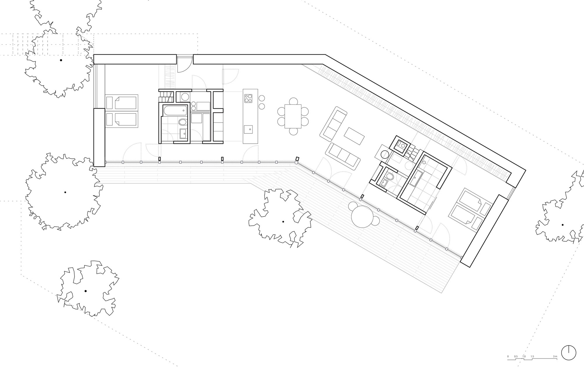 A Rustic Versatile House with Natural Light and Passive Solar Power in Slovakia by Martin Boles Architect (26)