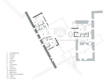 A Scottish Ruins Transformed Into an Exquisite Modern Home on the Isle of Coll by WT Architecture (13)