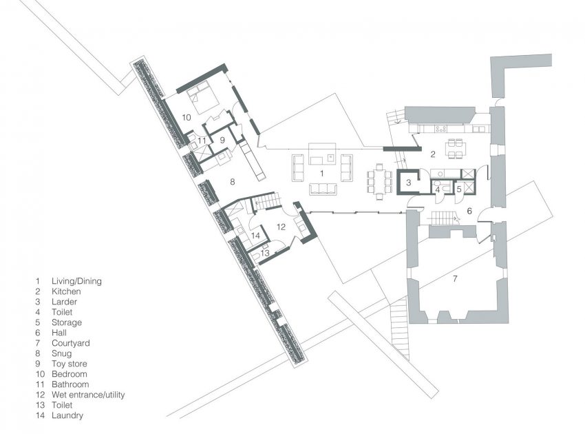 A Scottish Ruins Transformed Into an Exquisite Modern Home on the Isle of Coll by WT Architecture (13)