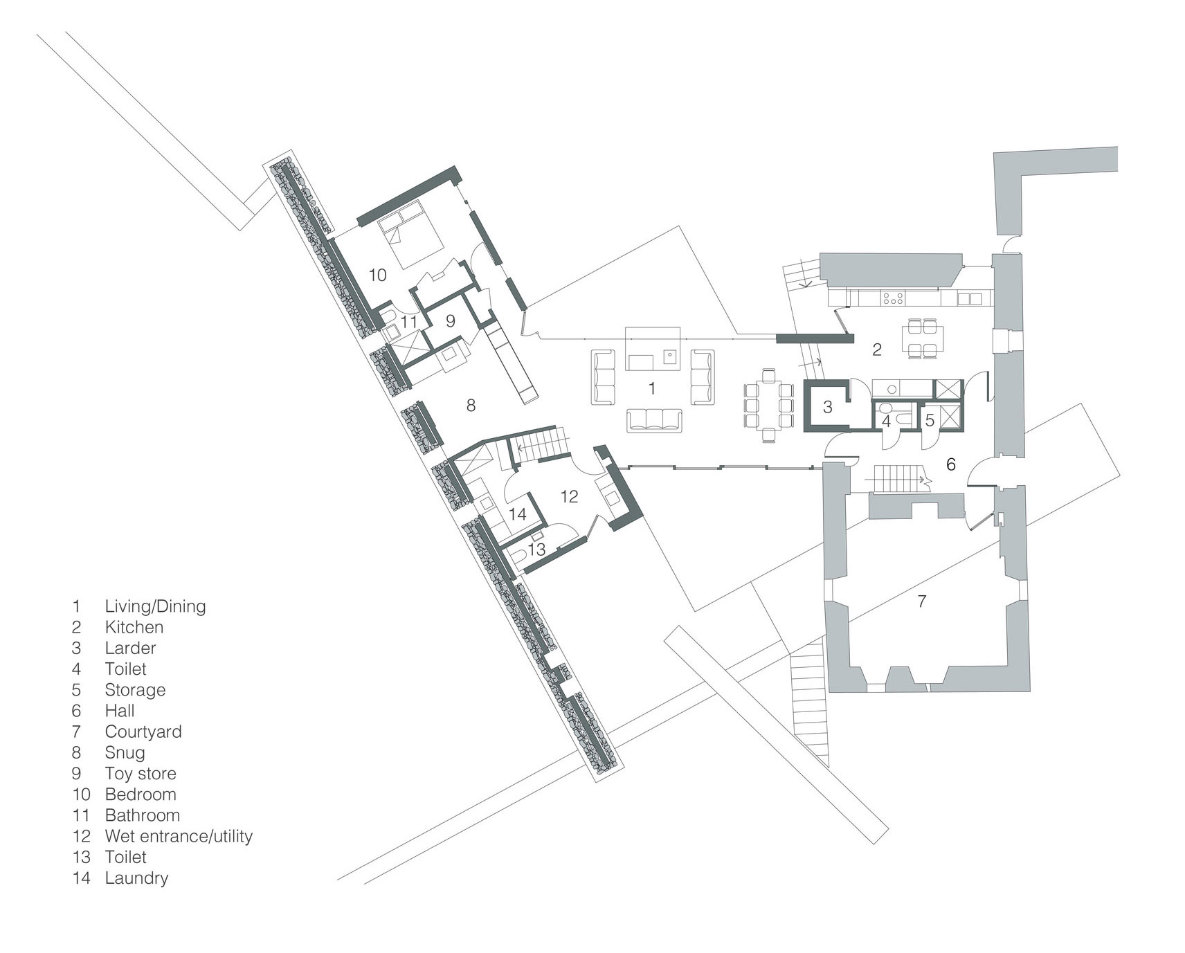 A Scottish Ruins Transformed Into an Exquisite Modern Home on the Isle of Coll by WT Architecture (13)