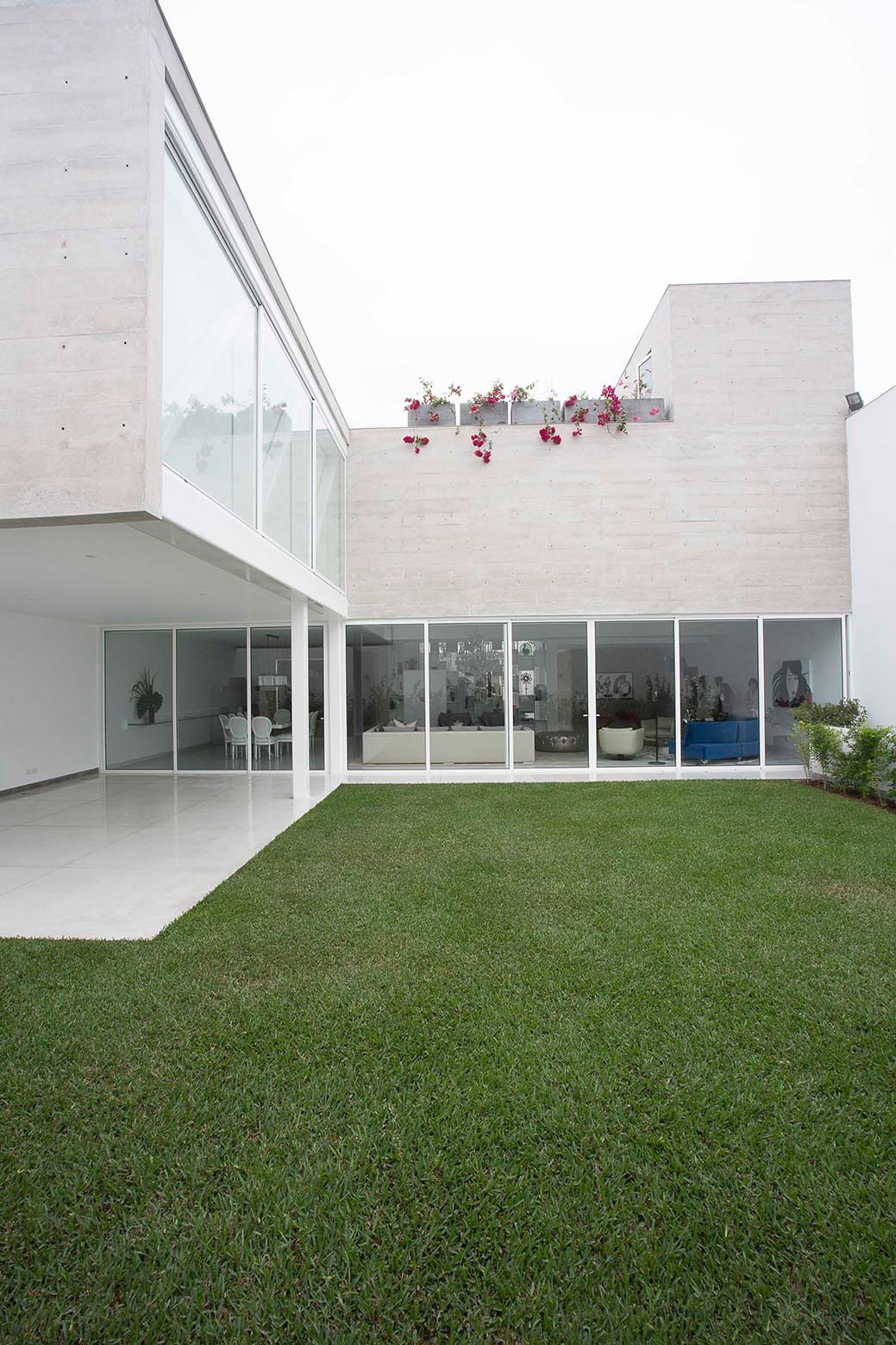 A Sleek Contemporary Home with Glass Walls and Windows in San Isidro by Cynthia Seinfield (2)