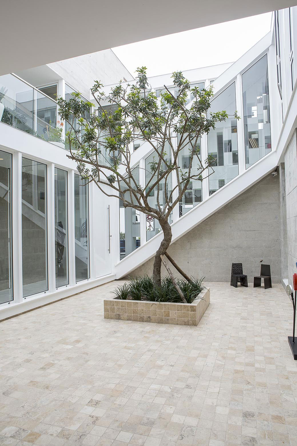 A Sleek Contemporary Home with Glass Walls and Windows in San Isidro by Cynthia Seinfield (5)