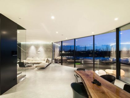 A Sleek and Bright Contemporary Home Surrounded by Water with Spectacular Views in Amsterdam by Studioninedots (14)